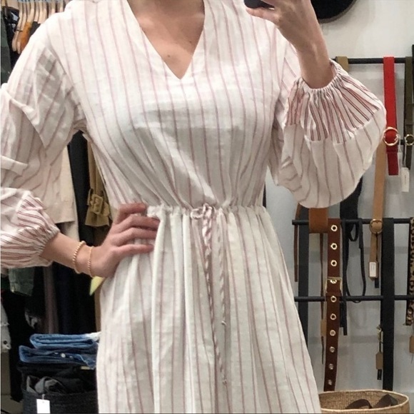 Warm Luca Striped Midi Dress - Picture 3 of 12